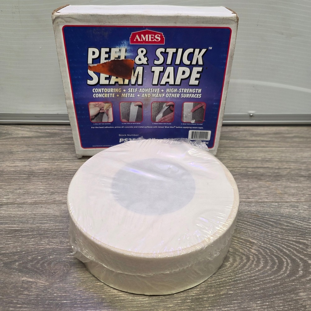 Ames Peel & Stick Seam Tape 2 Inch x 50 Foot Self-Adhesive High-Strength PS250